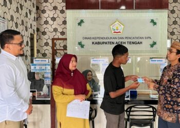 Libur Lebaran, Dukcapil Aceh Tengah Disambangi Tim Ditjen Kemendagri