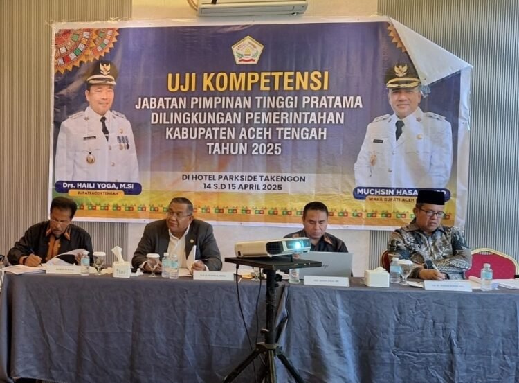 Pemkab Aceh Tengah Mulai Lakukan Uji Kompetensi Jabatan Pimpinan Tinggi Pratama 