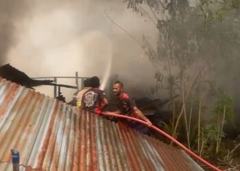 Satu Rumah Terbakar di Kampung Lenga, Dua Terimbas