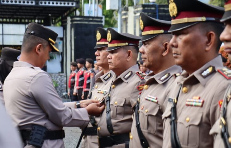 Kapolres Pimpin Sertijab Kasat Intel, Kasatlantas dan Lima Kapolsek di Aceh Tengah