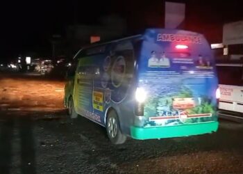 Gegara Jalan Berlubang di Uluh Kuning, Pengedara ini Dirawat di RSUD Datu Beru 