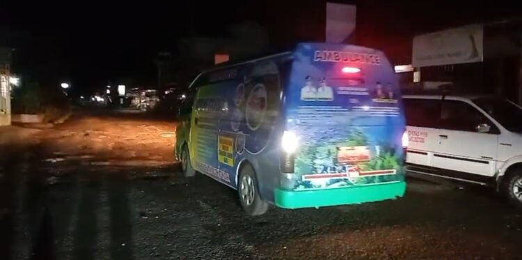 Gegara Jalan Berlubang di Uluh Kuning, Pengedara ini Dirawat di RSUD Datu Beru 