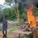 Tim Gabungan Gempur PETI di Sungai Kala Ise-Ise, Camp Tambang Ilegal Dimusnahkan!