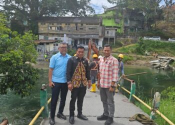 Komisi C DPRK Aceh Tengah Tinjau Pengerjaan Jembatan Vital di Asir-Asir