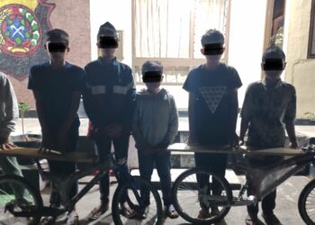 Polsek Bandar Amankan Anak-anak Balap Sepeda Liar, Tak Dihukum, Tapi Dibina!