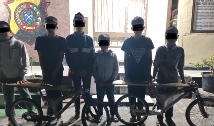 Polsek Bandar Amankan Anak-anak Balap Sepeda Liar, Tak Dihukum, Tapi Dibina!