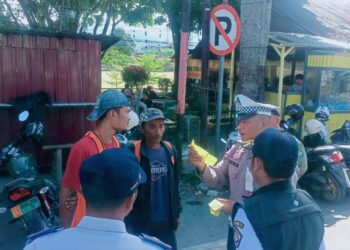 Satlantas dan Dishub Tertibkan Juru Parkir Liar di Takengon