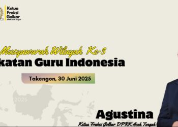 Muswil IGI Aceh di Takengon, Agustina: Guru adalah Cahaya yang Tak Pernah Padam