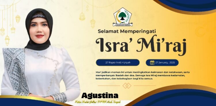 Agustina: Isra Mi’raj Momentum Menyucikan Hati, Menguatkan Iman Menuju Aceh Tengah Bermartabat