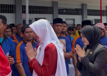 Agustina Hadiri Penyerahan Remisi untuk Warga Binaan Rutan Takengon