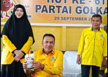 HUT ke-61, Golkar Aceh Tengah Tebar Kepedulian Lewat Donor Darah dan Pasar Murah