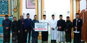 Bank Aceh Salurkan Rp500 Juta Zakat Perusahaan ke Baitu Mall Aceh Tengah 