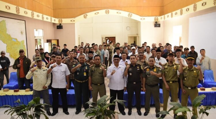 Diikuti Seratusan Peserta! Satpol PP – WH Aceh Tengah Edukasi Masyarakat Soal Qanun Jinayah