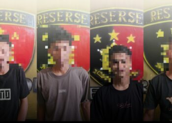 Curi Kopi 80 Kg, Polisi Ringkus Empat Pemuda di Kute Panang