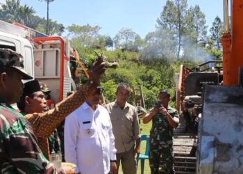 Peusijuk Iringi Awal TMMD ke-126 di Aceh Tengah, Doa dan Tradisi Menyatu di Tanah Linge