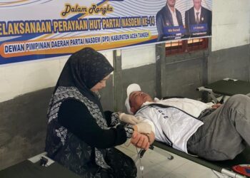 NasDem Aceh Tengah Rayakan HUT ke-14 dengan Aksi Donor Darah 