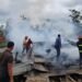 Rumah Milik Sahrul Amin di Simpang Kelaping Hangus Terbakar