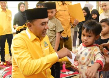 Tanpa Euforia, Golkar Aceh Tengah Peringati HUT ke-61 dengan Ziarah dan Santunan Anak Yatim