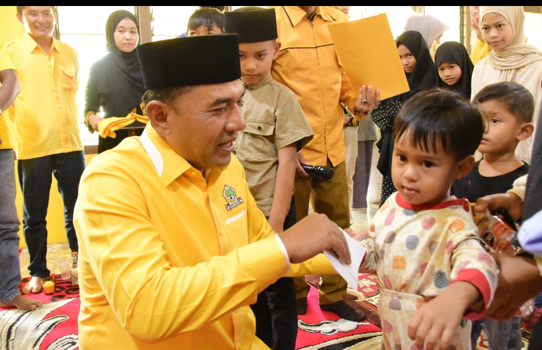 Tanpa Euforia, Golkar Aceh Tengah Peringati HUT ke-61 dengan Ziarah dan Santunan Anak Yatim