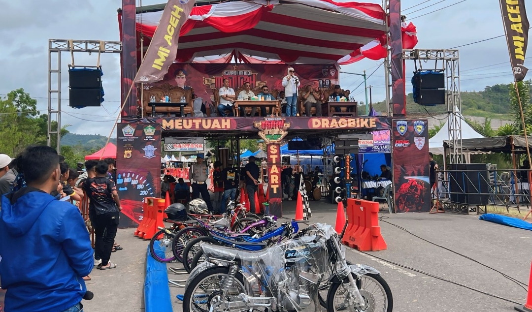 Dukung Event Drag Bike, Ketua DPRK Aceh Tengah Ajak Gas Prestasi Jauhi Balap Liar dan Narkoba