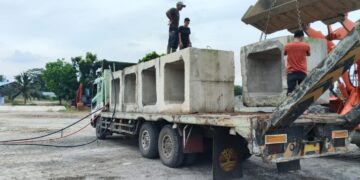 PUPR Aceh Tengah Pasang Box Culvert, Arus Jalan Lintang Sementara Terganggu