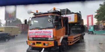SANY Group Kirim 5 Excavator ke Wilayah Tengah Aceh, Siapkan Bantuan BBM Lewat Udara