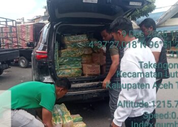 Hanafiah Beli Bahan Makanan Bantu Korban Bencana di Aceh Tengah