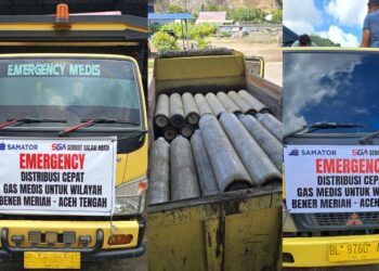 Dua Truk Oksigen Medis Bertolak ke Aceh Tengah dan Bener Meriah 