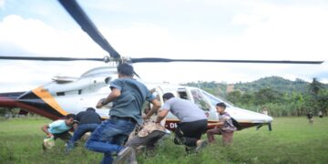 Hari Ini, 3,1 Ton Logistik untuk Aceh Tengah Disalurkan Pakai Helikopter