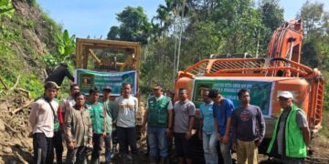 Pulihkan Material Longsor, Ketum DPP Partai PPP Pusat Kirim Alat Berat ke Aceh Tengah