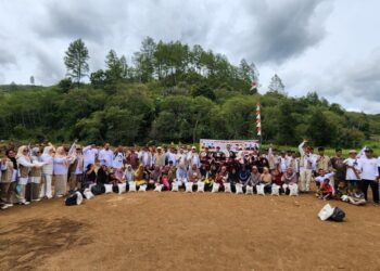 HUT Ke-18 Partai Gerindra, Pengurus DPC Aceh Tengah Gelar Aksi Peduli Bencana di Kenawat