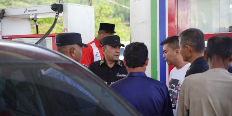 Muchsin Hasan Sidak Tiga SPBU di Takengon, Cek CCTV Hingga Desak Polisi Tangkap Penimbun BBM