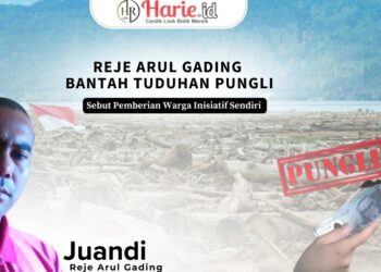 Reje Arul Gading Buka Suara! Bantah Pungli, Sebut Uang dari Warga Inisiatif Sendiri