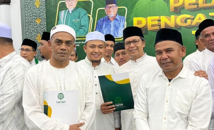 Abu MUDI Lantik Pengurus Tastafi Aceh Tengah, Pengajian Disebut Nafas Umat