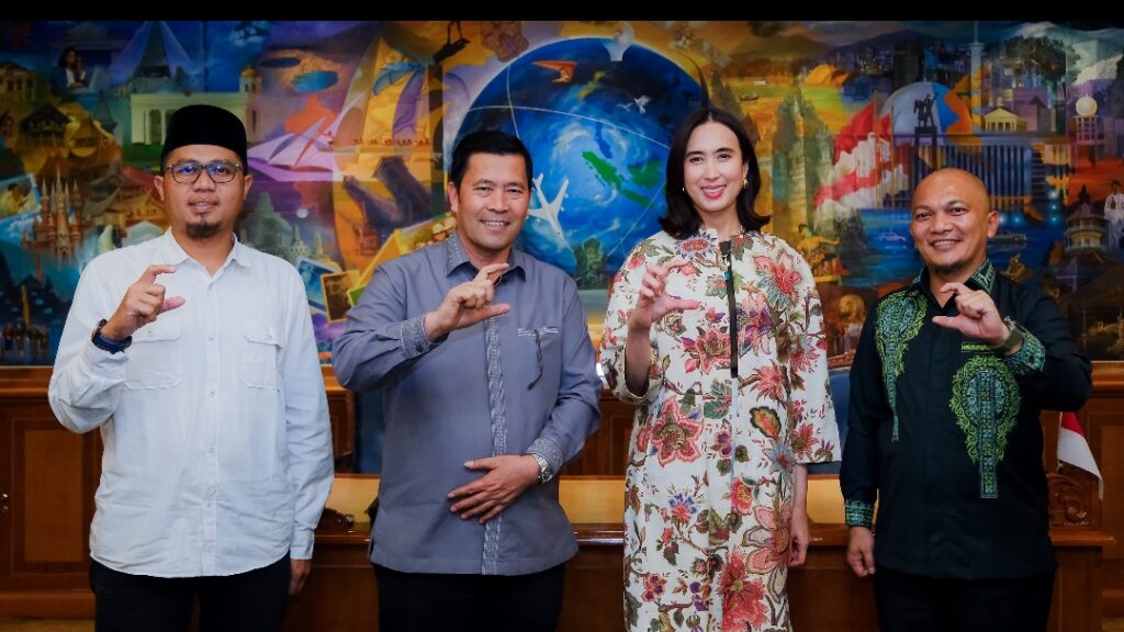 Haili Yoga Temui Menteri Pariwisata RI, Pemulihan Destinasi Wisata Aceh Tengah Jadi Prioritas