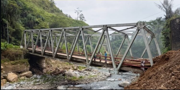 Satgas PRR Sebut Jembatan Enang-Enang Rentan Ambruk