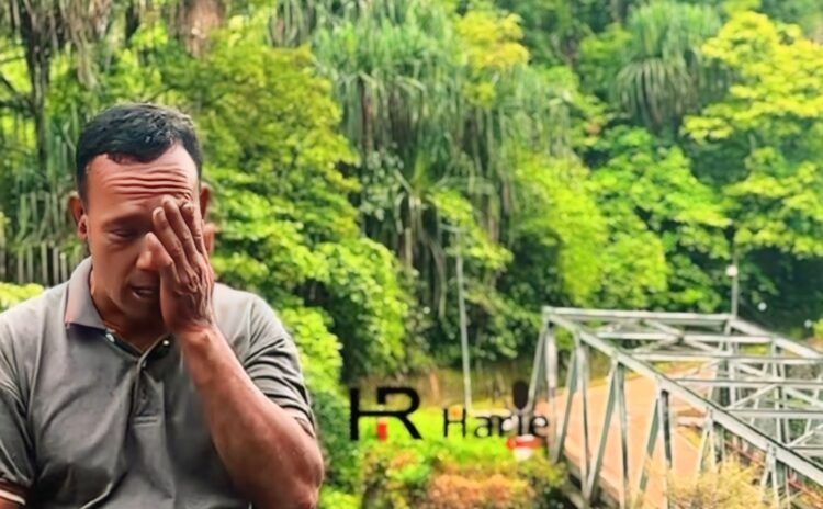 Sahrial Abadi Tak Kuasa Menahan Tangis, Klaim Camat Tak Mendukung Perjuangannya