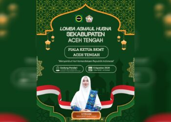 BKMT Aceh Tengah Gelar Lomba Asmaul Husna Antar Kecamatan, Semarakkan HUT ke-81 Kemerdekaan RI