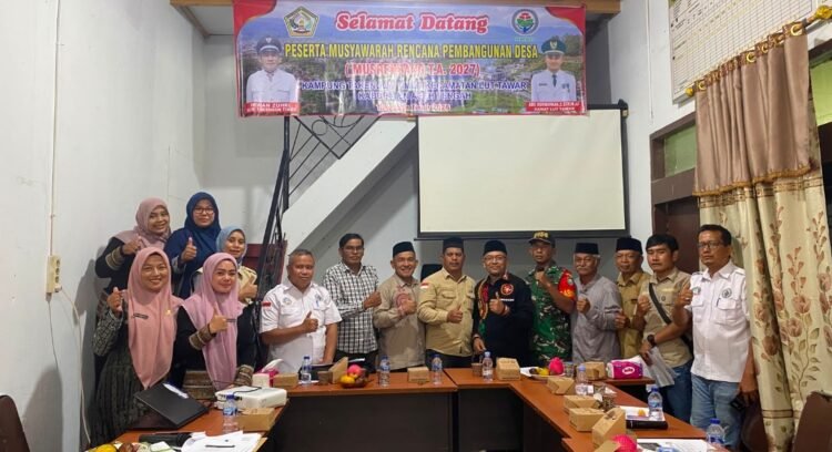 Takengon Timur Kampung Pertama Gelar Musrenbangdes 2027 di Aceh Tengah