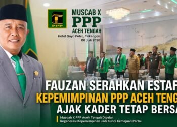Fauzan Serahkan Estafet Kepemimpinan PPP Aceh Tengah, Ajak Kader Tetap Bersatu