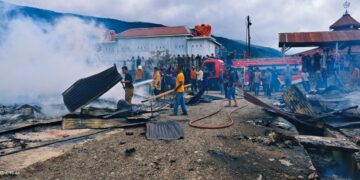 96 Kios di Pasar Jagong Jeget Hangus Terbakar 