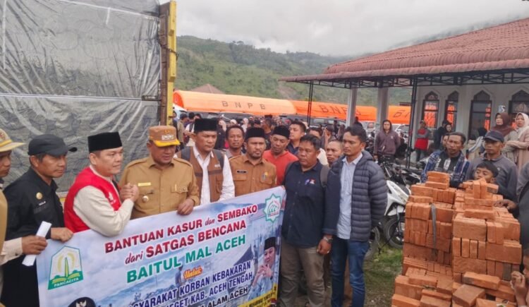 Baitul Mal Aceh Salurkan Bantuan Rp359,95 Juta untuk Korban Kebakaran Jagong Jeget
