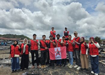 Dari Masyarakat untuk Penyintas, GMNI Aceh Tengah Antar Bantuan ke Jagong Jeget