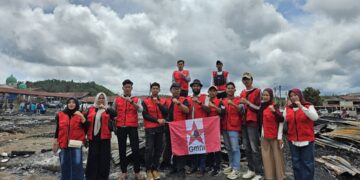 Dari Masyarakat untuk Penyintas, GMNI Aceh Tengah Antar Bantuan ke Jagong Jeget