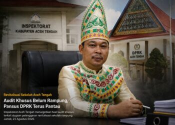 Hampir 20 Hari Berlalu, Audit Revitalisasi Sekolah Aceh Tengah Belum Rampung