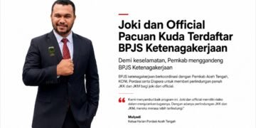 Joki dan Official Pacuan Kuda Gayo Kini Terlindungi BPJS Ketenagakerjaan