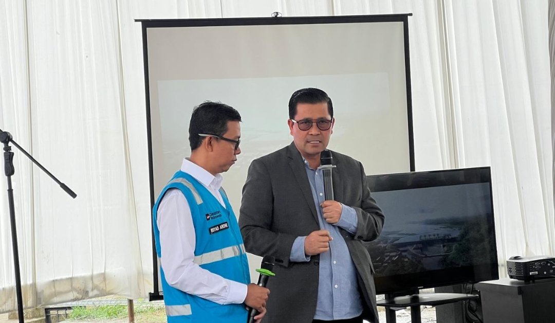 Di Bendungan PLTA, Haili Yoga Desak Ganti Rugi Lahan Dibuka Terang 