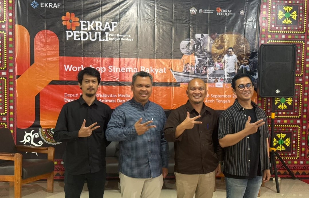 Workshop Sinema Rakyat, Kadispar Harap Cerita Lokal Aceh Tengah Naik Kelas