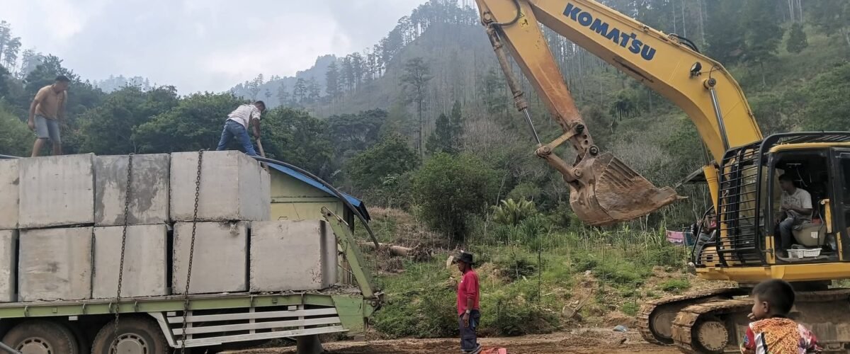 Keluhan Warga Bamil Nosar Dijawab, Box Culvert Mulai di Pasang
