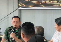Silaturahmi dengan Wartawan, Dandim 0106: “Saya Tidak Anti Kritik”